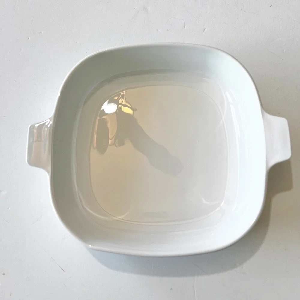 Corningware Blue Cornflower 68-8000 Small Square Casserole W/Lid Montgomery Ward